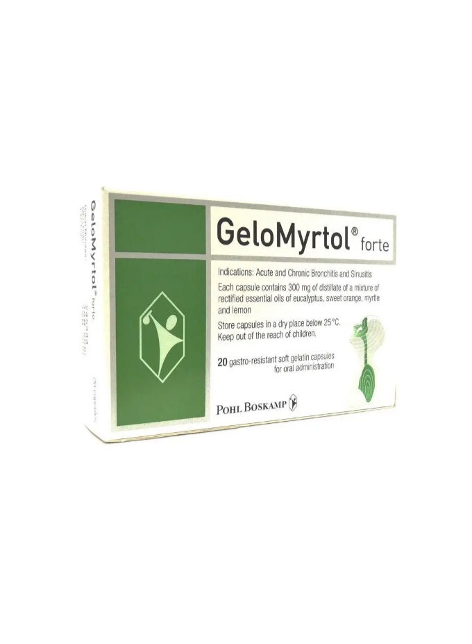Gelomyrtol كبسولات جيلوميرتول فورتيه، 20 كبسولة - Image 4