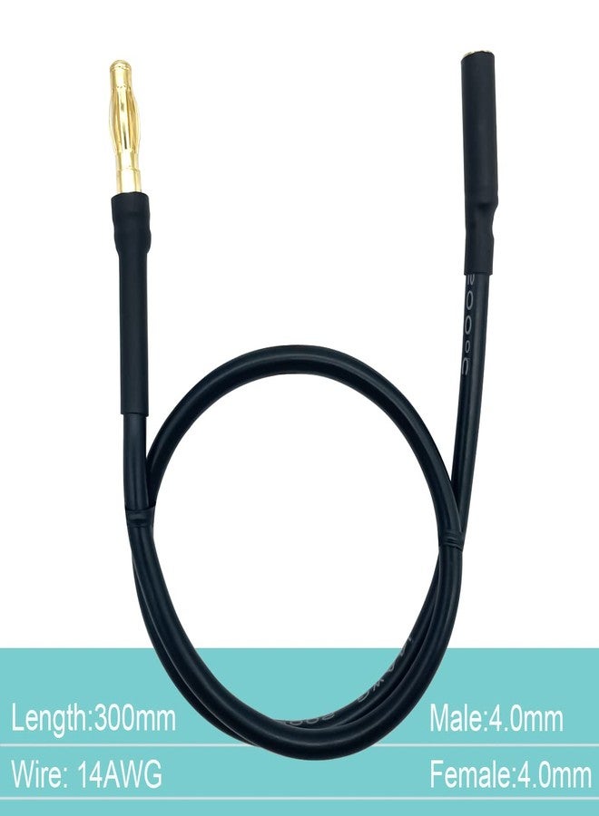 FLY RC 6PCS 4.0mm Banana Gold Bullet Connector Extension Cable for RC Brushless Motor ESC Extension Cable Wire RC Car Boat Parts - Image 3