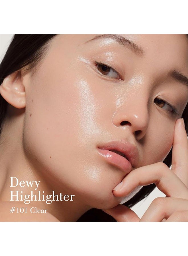 Kaxier Clear Highlighter Stick, Sheer Dewy Glow Face Highlighter, Radiance Balm for Glass Skin, Lightweight Creamy Multiuse Makeup Stick, Buildable Watercolor Makeup Balm #101 Clear - Image 2