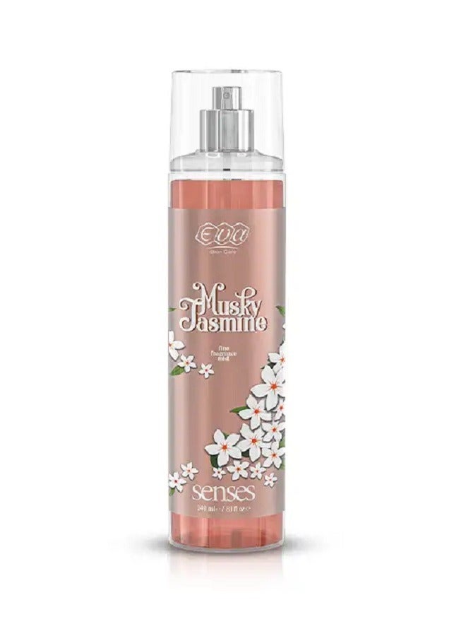 إيفا سكين كير سينسيز معطر للجسم برائحة الياسمين والمسك 240 مل