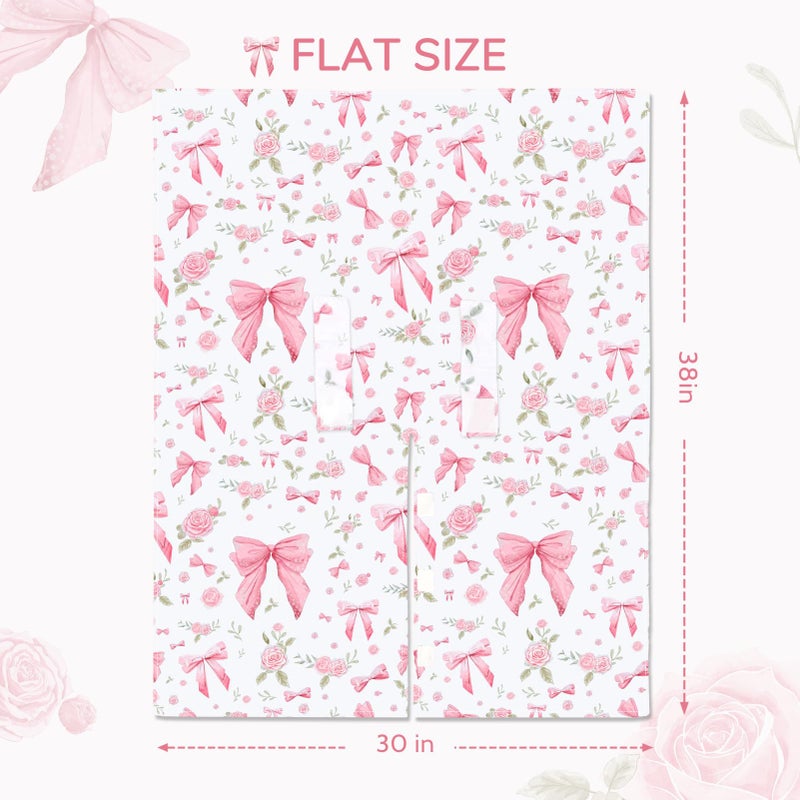 Jundetye Baby Car Seat Cover, Peekaboo Opening Car Seat Canopy for Baby Girls Boys, Mom Nursing Breastfeeding Covers, Blanket for Infant, Pink Rose - Image 5