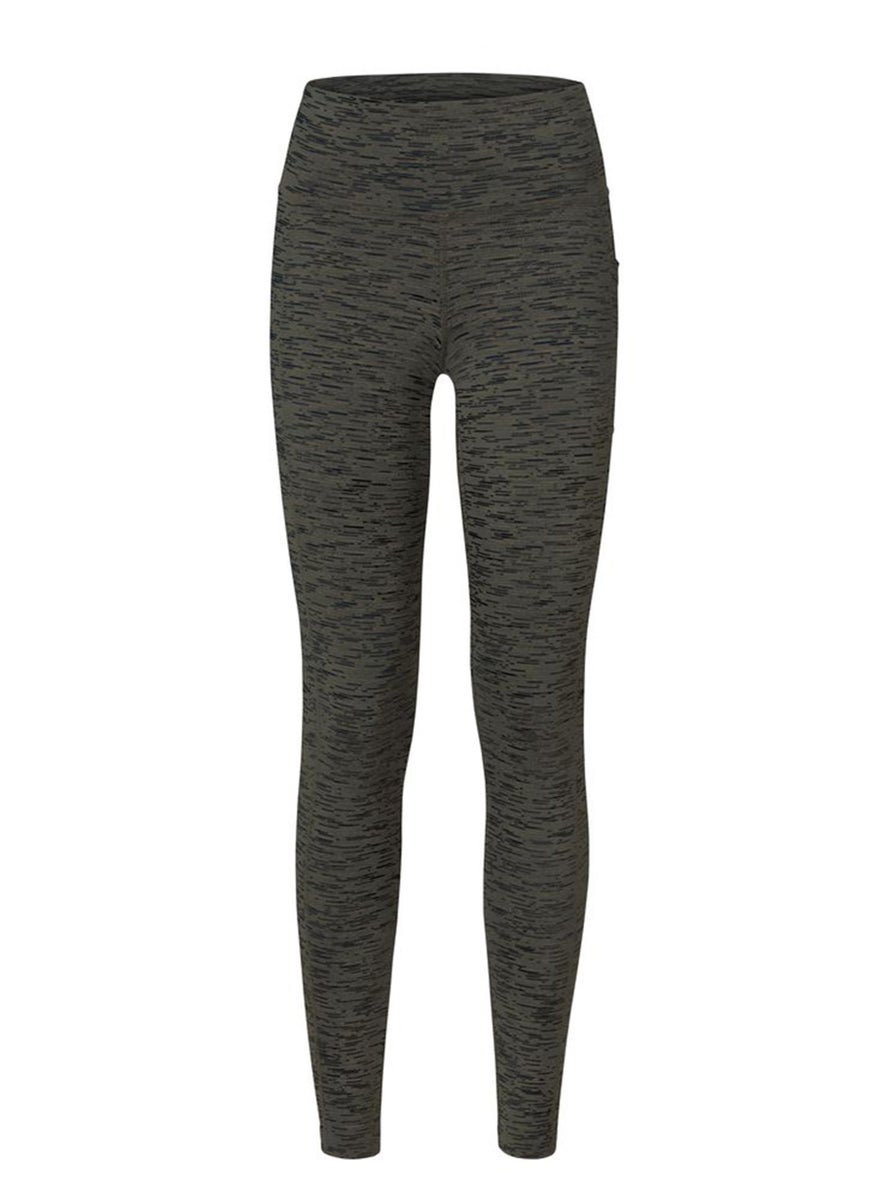Tchibo Women Heather Full Length Sport Tight, Green  - Image 3