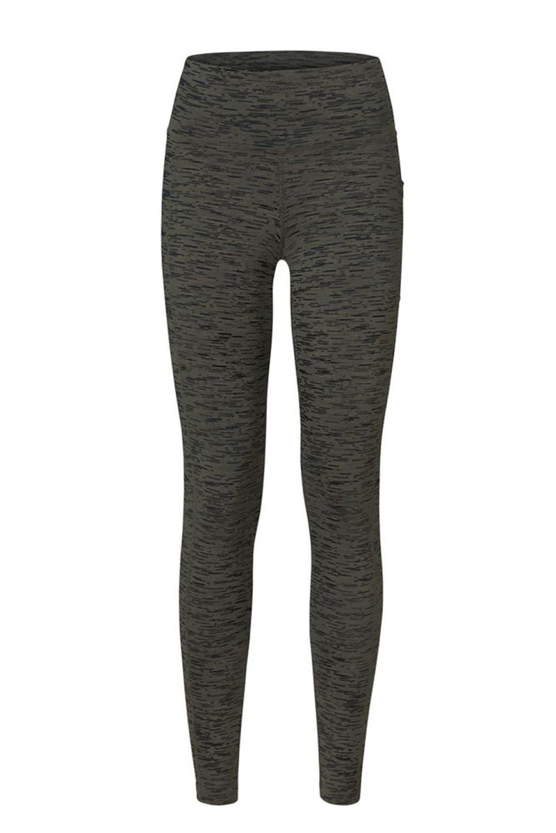 Tchibo Women Heather Full Length Sport Tight, Green - Image 2