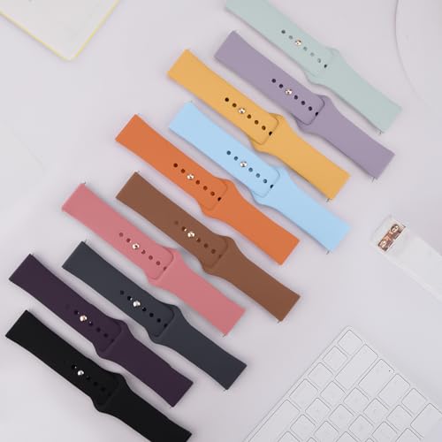 Meliya Bands for Moonswatch Watch, Soft Silicone Strap Compatible with Omega X Swatch Moonswatch Speedmaster/Rolex/SEIKO 20mm Watch, Swatch Omega Moonswatch Speedmaster Watch Replacement Band for Women Men (Milk Tea) - Image 5
