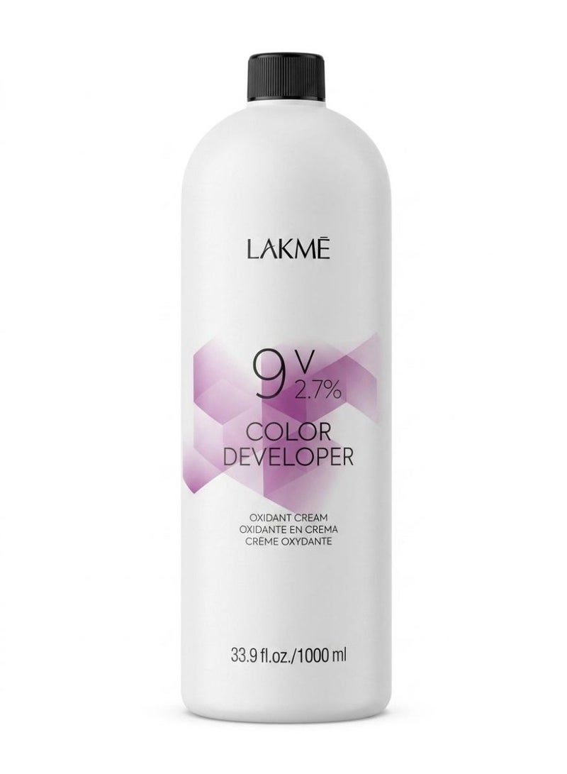 LAKME Oxidant Cream Color Developer 9 Vol 2.7% 1000 ml - Image 1