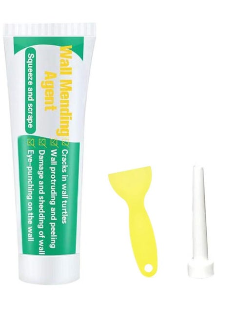 Wall Repairing Ointment, Wall Repair Cream, Wall Crack Repair Paste, Wall Mending Agent, Universal Caulk Sealing Broken Hole Filler Walls Peeling Graffiti Gap Repair Cream