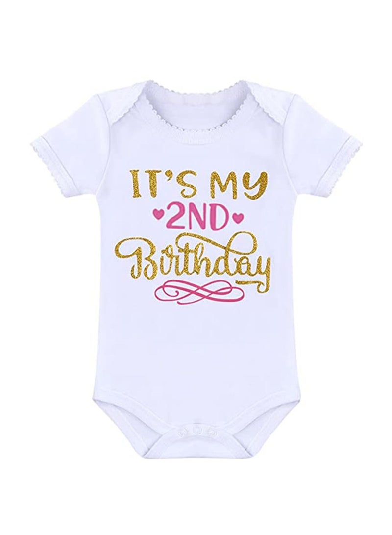 وي هابي طقم ملابس تنكرية لحفلة عيد الميلاد الثاني لمدة عامين للتصوير الفوتوغرافي 4 قطع - Image 2