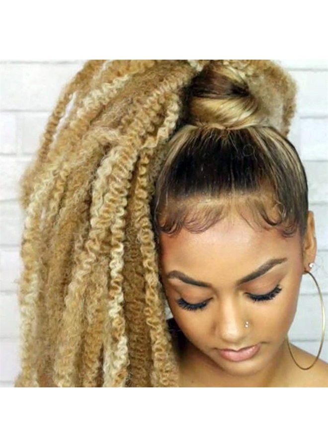BAISAI Marley Hair Twist Braiding Hair 18 Inch 1 Pack Long Afro kinky Twist Crochet Hair Marley Twist for Butterfly Locs Crochet Hair(27#) - Image 1