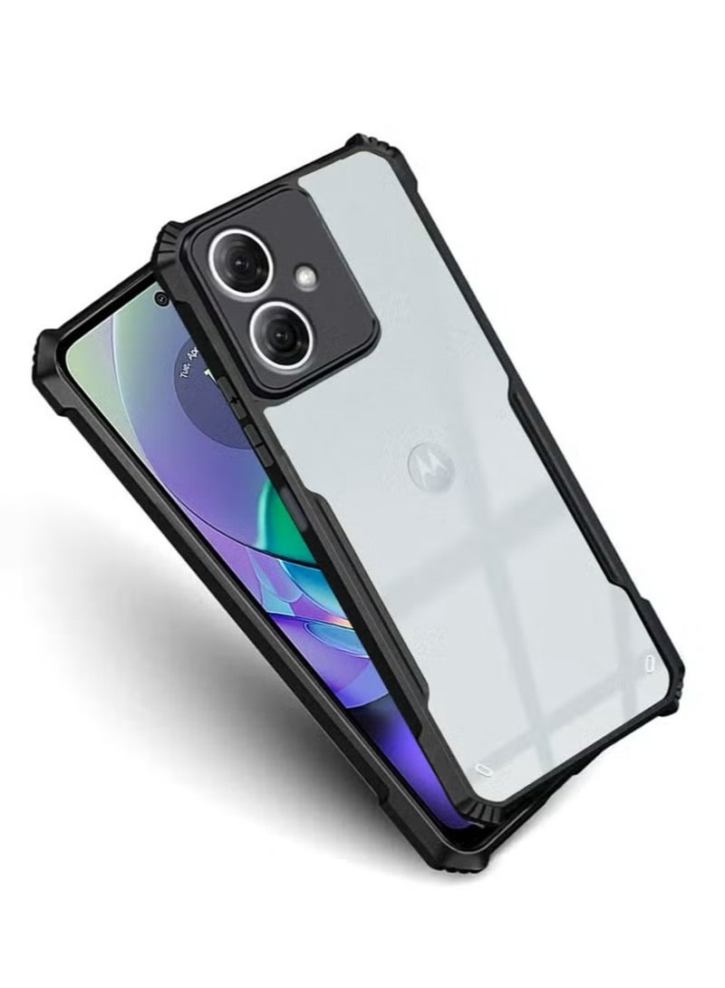 Phone Case Cover for Motorola Moto G54 5G, Ultra-Thin Lightweight Cover Soft TPU Bumper + Acrylic Clear Back Case Cover - Image 2