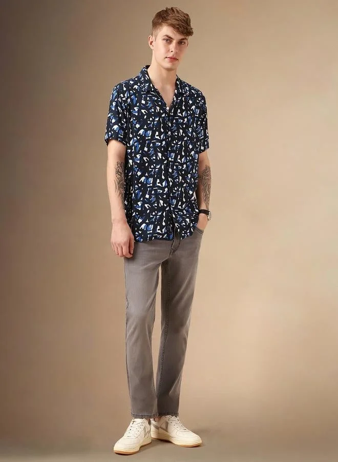 Dennis Lingo Relaxed Fit Multi Colour Rayon Shirt – Stylish and Comfortable