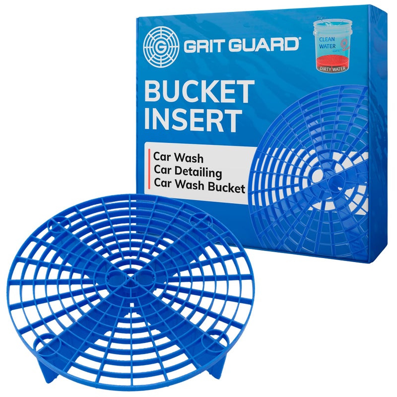 Grit Guard The Original Blue Bucket Insert 10 Diameter Car Wash Bucket for Car Washing Detailing Compatible with 35 4 5 and 6 Gallon Buckets