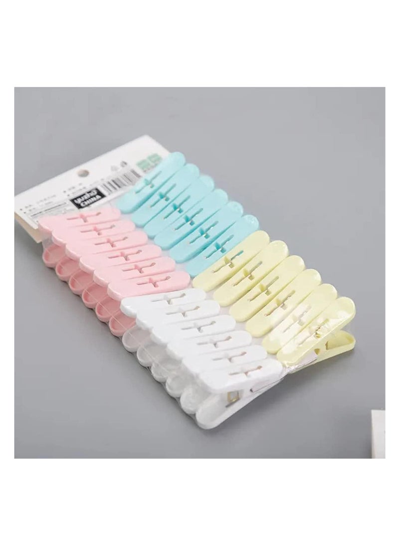 Imported multi-colored plastic pack, 12 pieces, multi-colored 067006