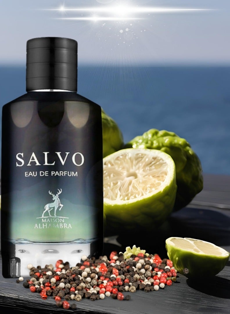 MAISON ALHAMBRA Salvo Eau De Parfum for Men - 100ml (Inspired by Sauvage Eau de Parfum) - Image 3