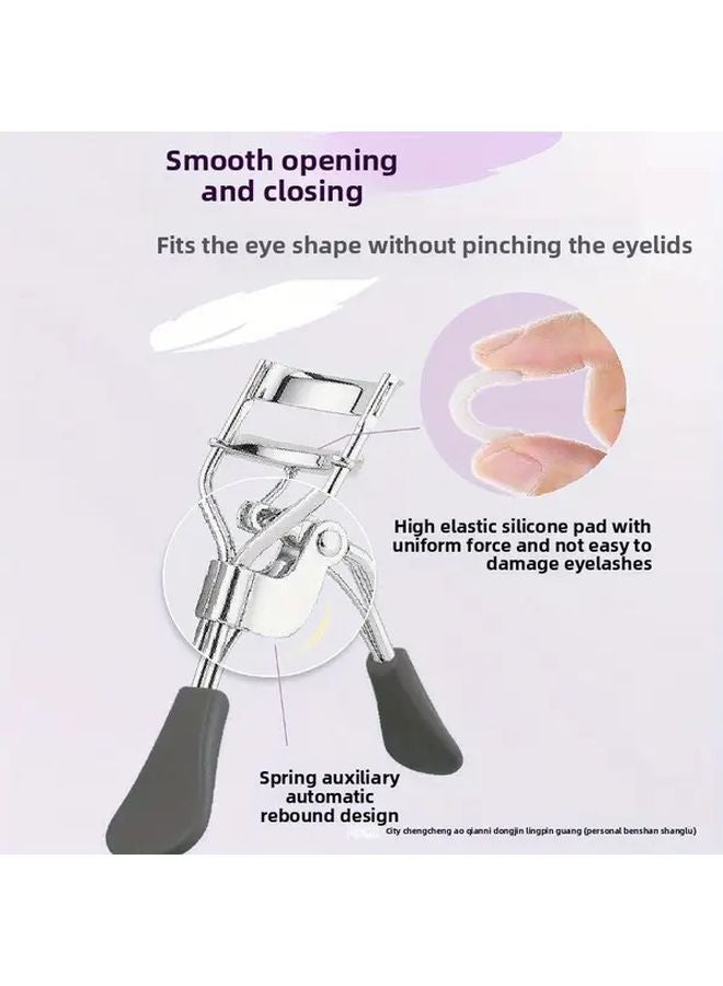 Random Color Eyelash Curler Wide Angle Dome Spring Loaded Pastel Portable Beauty Tool - Image 5
