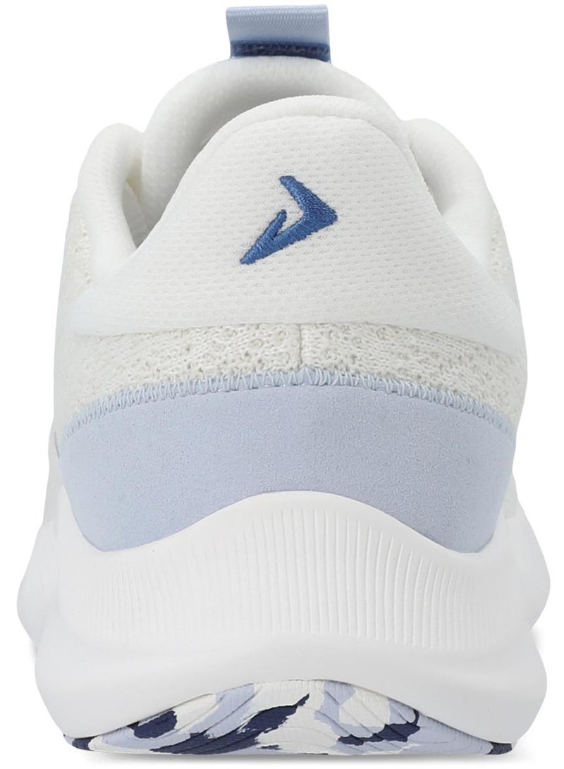 Demix Women's Running Sport Shoes – White Lightweight Fitness Sneakers with Rubber Grip Inserts - Image 4