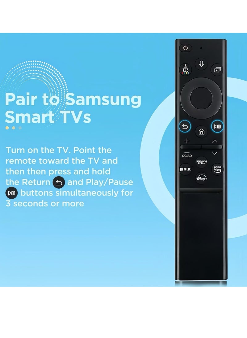 ELTRAZONE Replacement Remote Control BN59-01385A for Samsung Smart TV, Compatible with Samsung Smart TVs 2021 to 2023 4k 8K Ultra HD Neo QLED, BN59-01385A BN59-01391A BN59-01259E BN59-01312F with battery - Image 4