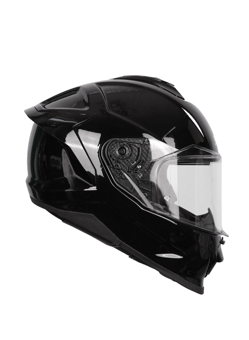 SMK Titan Solid GL 200 Full Face Motorcycle Helmet with Premium Fiber - 70003 - Image 1