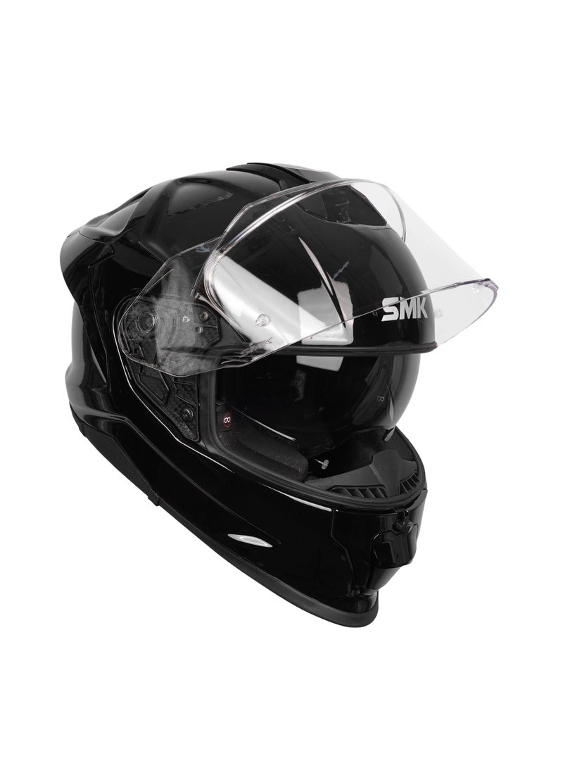 SMK Titan Solid GL 200 Full Face Motorcycle Helmet with Premium Fiber - 70003 - Image 2