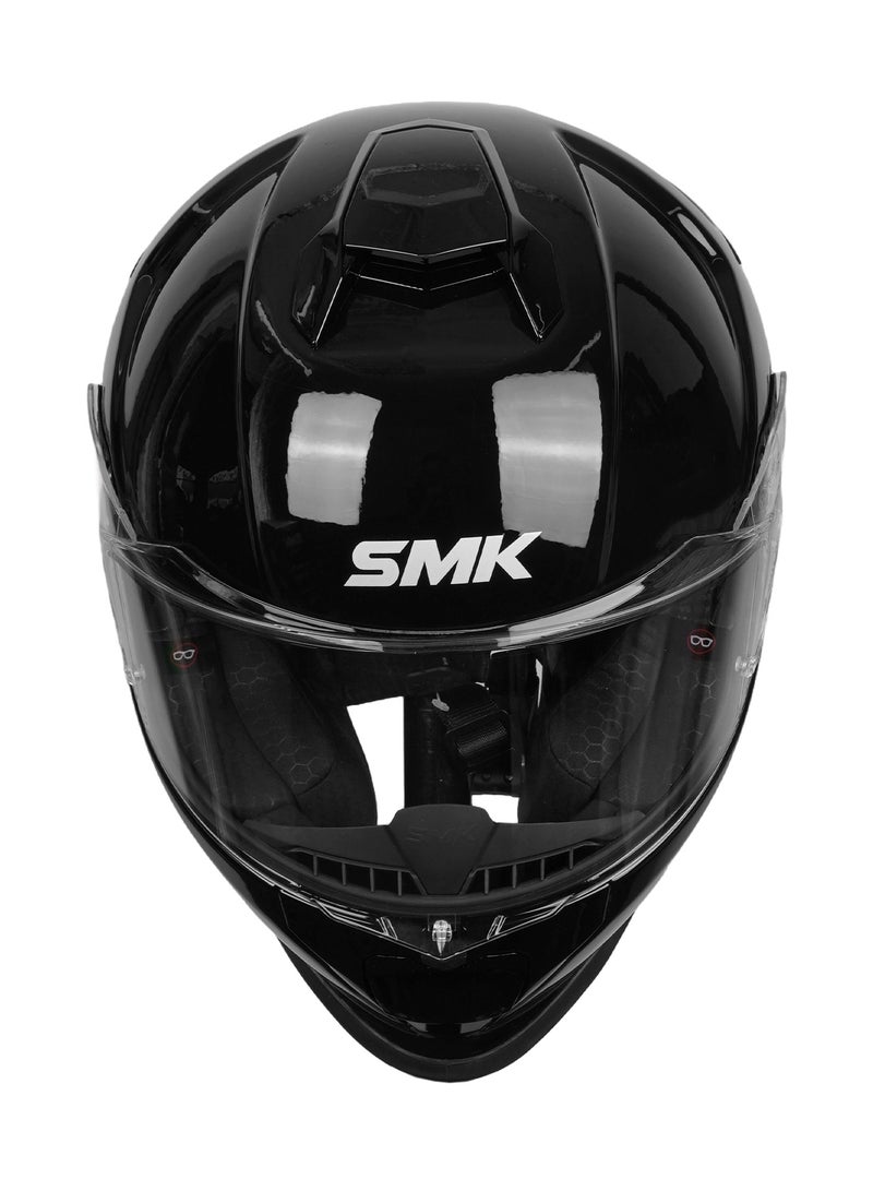 SMK Titan Solid GL 200 Full Face Motorcycle Helmet with Premium Fiber - 70003 - Image 3