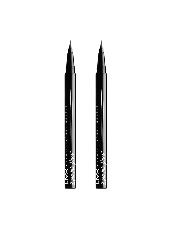 نيكس مكياج المحترفين نيكس مكياج المحترفين | آيلاينر سائل إيبك إنك مقاوم للماء بدرجة بلاك – مجموعة من 2