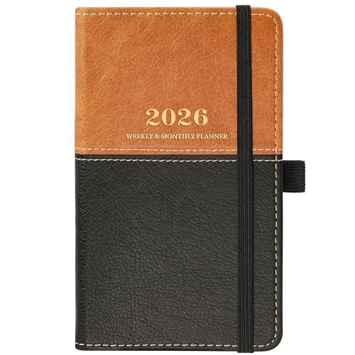 Lemome 2026 Pocket Calendar - 2026 Pocket Planner for Purse, January to December 2026, 6.4'' x 3.8 - Image 1