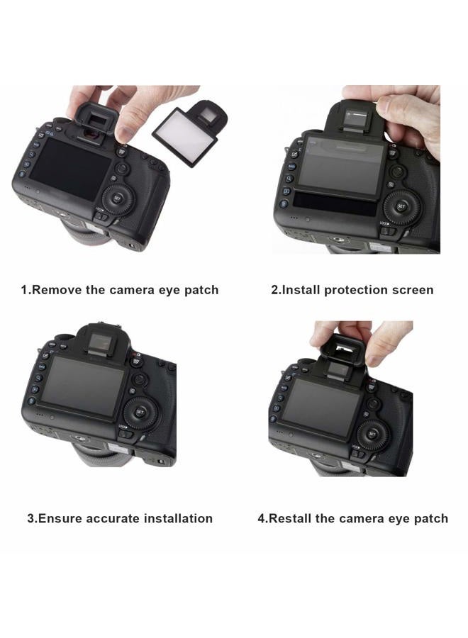 STSEETOP Screen Protector for Nikon D7500 with Clip-On Frame - Shatterproof Snap Installation, No Adhesive or Bubbles, Anti-Scratch Edge Protection - Image 5