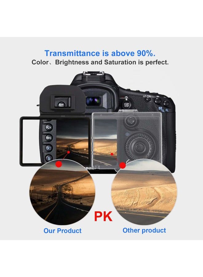 STSEETOP Screen Protector for Nikon D7500 with Clip-On Frame - Shatterproof Snap Installation, No Adhesive or Bubbles, Anti-Scratch Edge Protection - Image 3