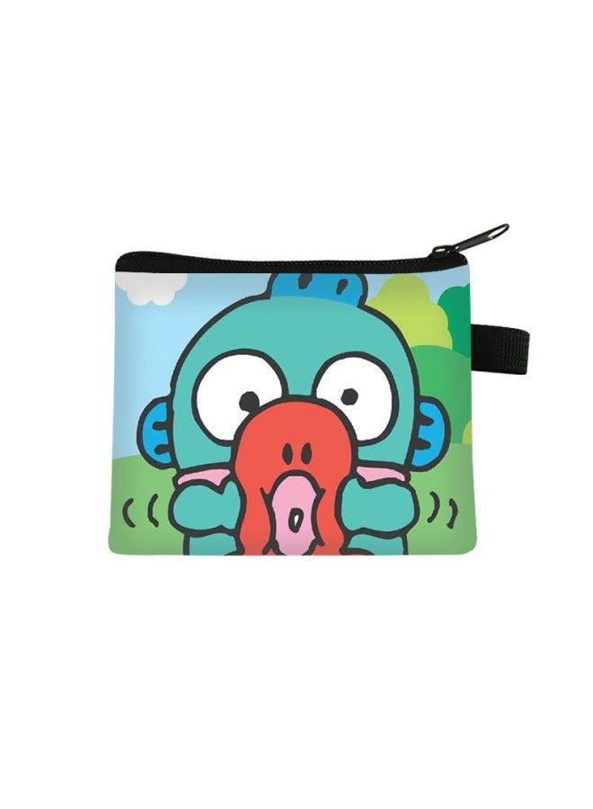 New Clownfish Children's Coin Purse, Cute Mini Wallet For Students Cartoon Earphone Storage Bag