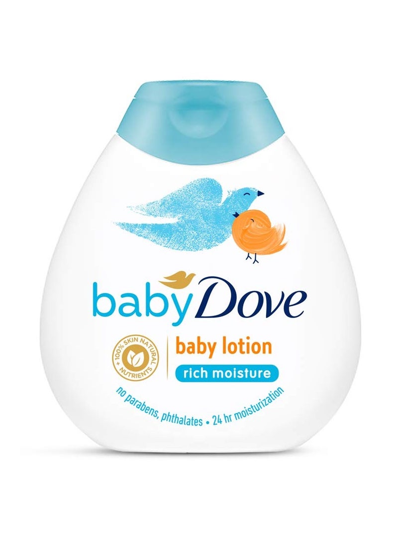 Dove Baby Dove Rich Moisture Hair to Toe Baby Wash 400 ml and Rich Moisture Nourishing Baby Lotion 200ml Combo - Image 5