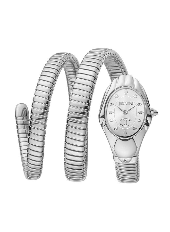 Just Cavalli Women's Analog Asymmetrical Shape Stainless Steel Wrist Watch JC1L184M0015 - 22 Mm - Image 1