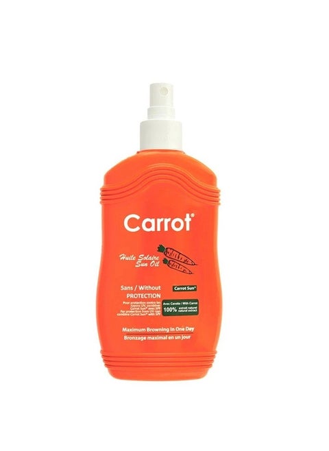 Tanning Accelerator – 200ml Carotene Intensive CARROT Tanning Spray – Natural Extract Tanning Spray