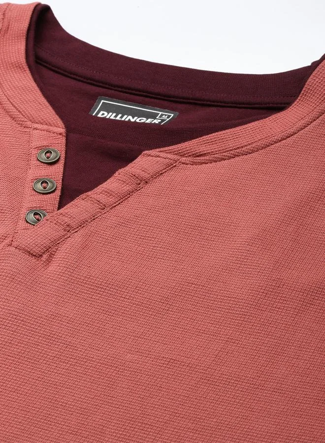 ديلينجر تيشيرت قطن بأكمام طويلة للرجال