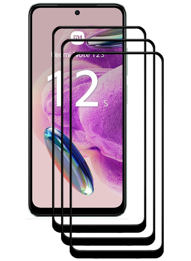ACLIX 3 Pieces Antistatic ESD Dustproof Premium Quality High Definition Tempered Glass Screen Protector Designed For Xiaomi Redmi Note12S - Image 1