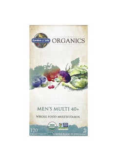 Garden of Life Garden of Life, Organics, Men's Multi 40+, 120 Vegan Tablets  - Image 1