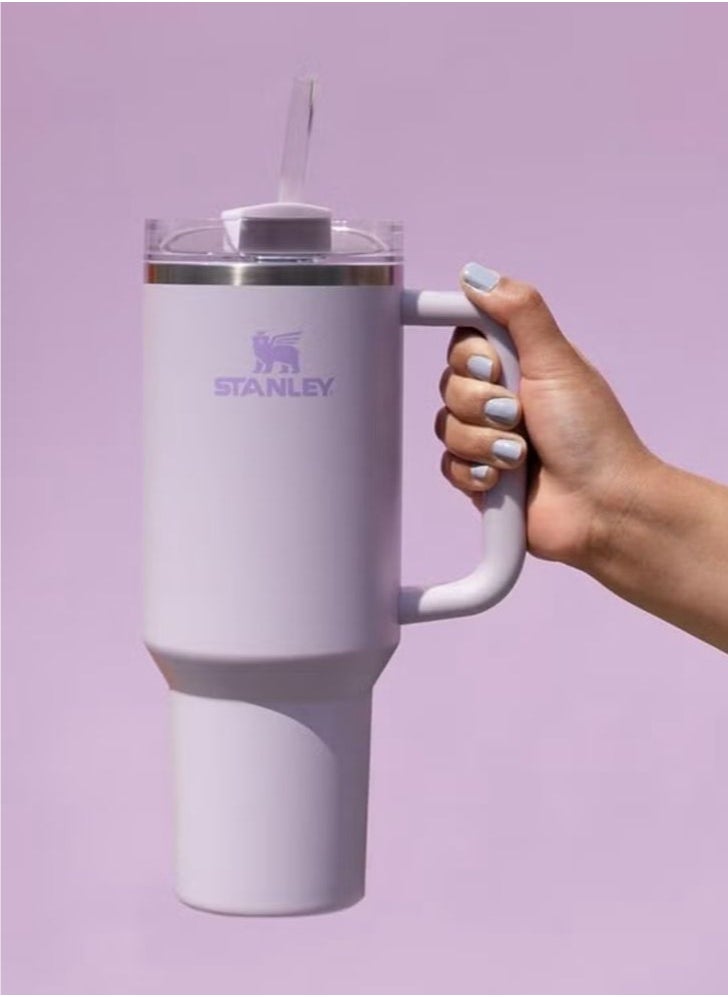 Stanley - Stanley H2.0 Stainless Steel Tumbler for Water, Iced Tea, Coffee, Smoothies 40 Oz, Purple - Image 1