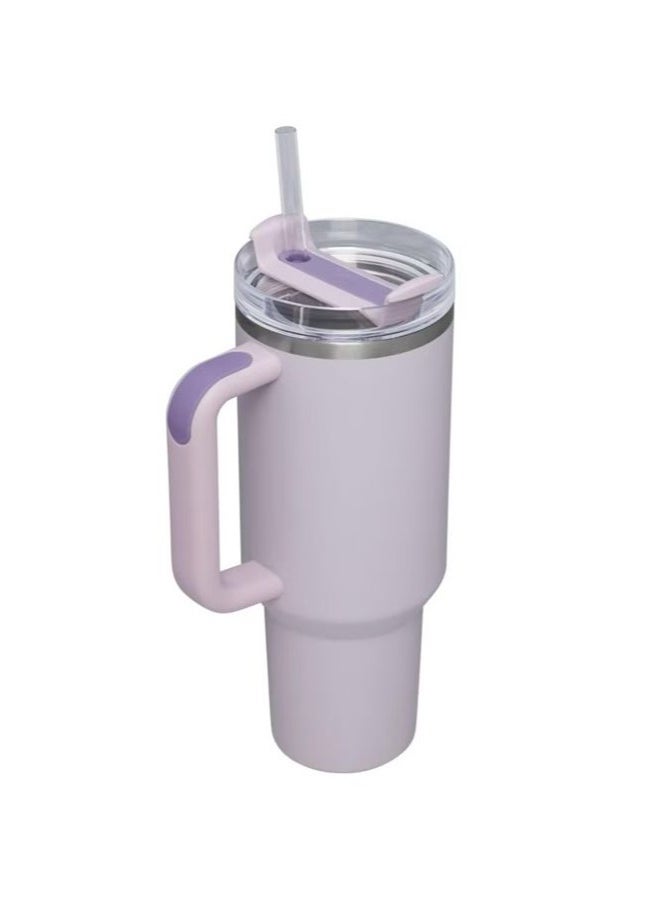 Stanley - Stanley H2.0 Stainless Steel Tumbler for Water, Iced Tea, Coffee, Smoothies 40 Oz, Purple - Image 1