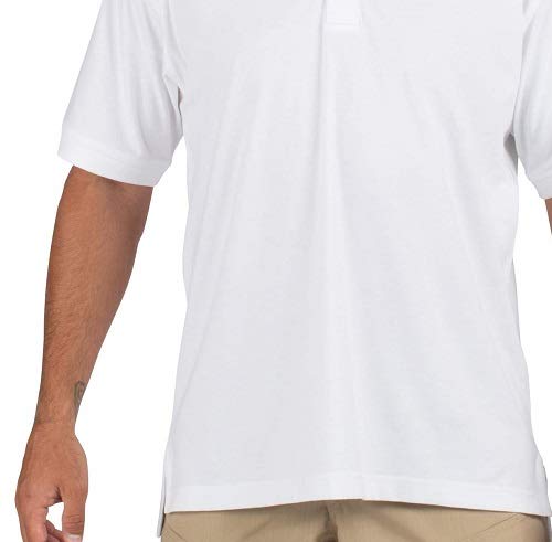 5.11 بولو قصير الأكمام تكتيكي 5.11، أبيض، صغير - Image 3