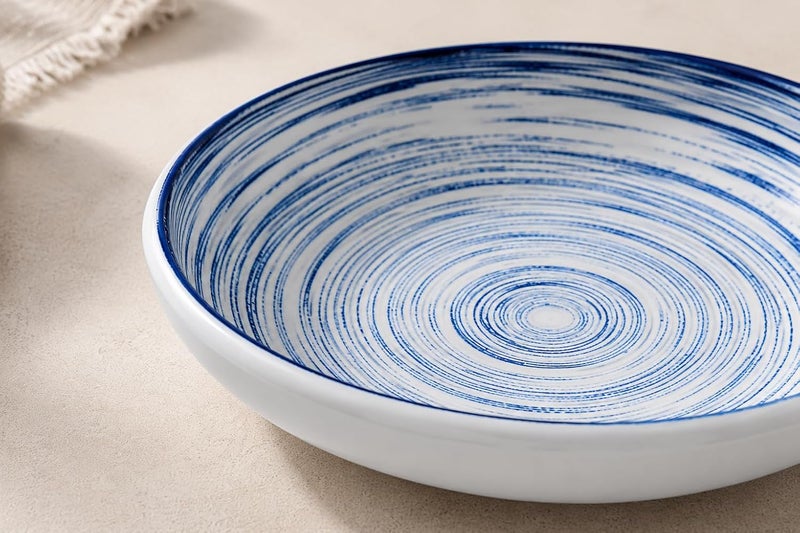 Servewell Harmony Melamine Round Dish 6" Spiral Star Dots 15.3x3.5cm - Image 3