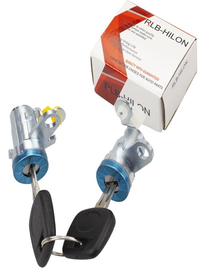 RLB-HILON Door Lock Cylinder Set Compatible with Toyota Tacoma 1995 to 2004 Year Front Driver & Passenger Side Door Lock Kit DL-107 DL108R - Image 3