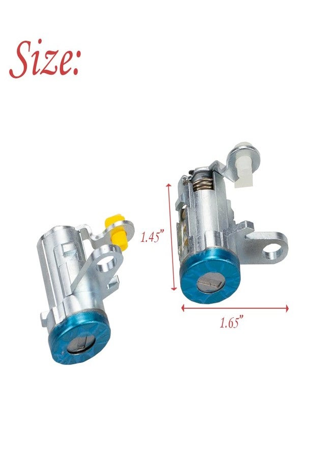 RLB-HILON Door Lock Cylinder Set Compatible with Toyota Tacoma 1995 to 2004 Year Front Driver & Passenger Side Door Lock Kit DL-107 DL108R - Image 2