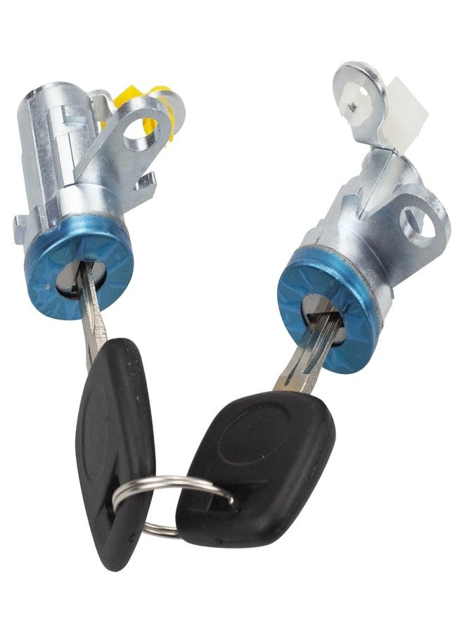 RLB-HILON Door Lock Cylinder Set Compatible with Toyota Tacoma 1995 to 2004 Year Front Driver & Passenger Side Door Lock Kit DL-107 DL108R - Image 1