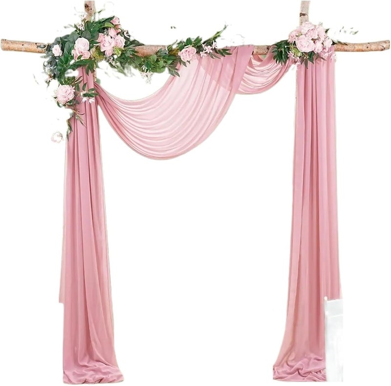 Instant order available stock Wedding Arch Drapes Chiffon Fabric Drapery Party Ceiling Archway for for Backdrop(Rose red,70x600cm) Natural tone color options Global versatile design Stable local goods source Cost effective global grade quality Durable versatile substance Daily repeated use trusted quality Sand resistant Trendy versatile build Working day delivery service Post-order arranged dispatch Trendy budget practical design Global light sturdy raw material Light durable upgraded substance Diverse operating method fit Full village delivery cover Diverse operation compatible Cross product compatible Long lifespan Individual group scene compatible Heavy load resistant Daily wear upgraded resistant material Nationwide courier network Flexible usage build Multi stock guarantee supply - Image 1