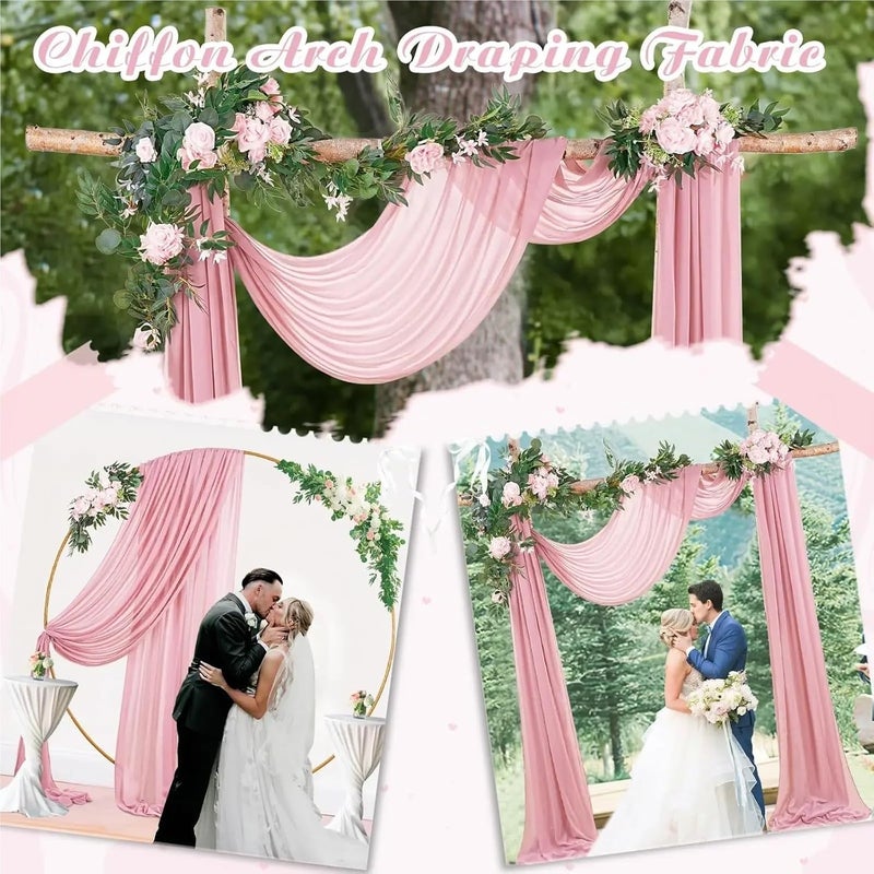 Instant order available stock Wedding Arch Drapes Chiffon Fabric Drapery Party Ceiling Archway for for Backdrop(Rose red,70x600cm) Natural tone color options Global versatile design Stable local goods source Cost effective global grade quality Durable versatile substance Daily repeated use trusted quality Sand resistant Trendy versatile build Working day delivery service Post-order arranged dispatch Trendy budget practical design Global light sturdy raw material Light durable upgraded substance Diverse operating method fit Full village delivery cover Diverse operation compatible Cross product compatible Long lifespan Individual group scene compatible Heavy load resistant Daily wear upgraded resistant material Nationwide courier network Flexible usage build Multi stock guarantee supply - Image 4