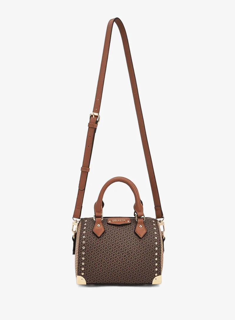 Celeste Textured Crossbody Bag With Adjustable Strap