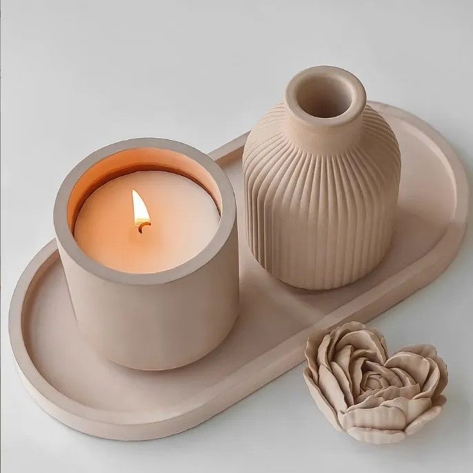 Y&D J-301 Multi-Style Suit Vase Silicone Mold for Cement Plaster Flower Arrangement DIY Mould Home Decor Vases - Image 2