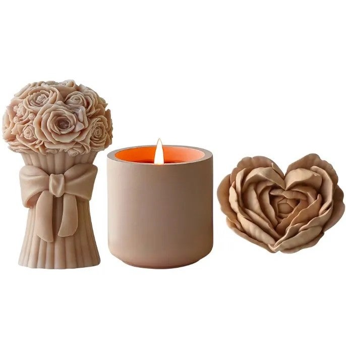 Y&D J-301 Multi-Style Suit Vase Silicone Mold for Cement Plaster Flower Arrangement DIY Mould Home Decor Vases - Image 5