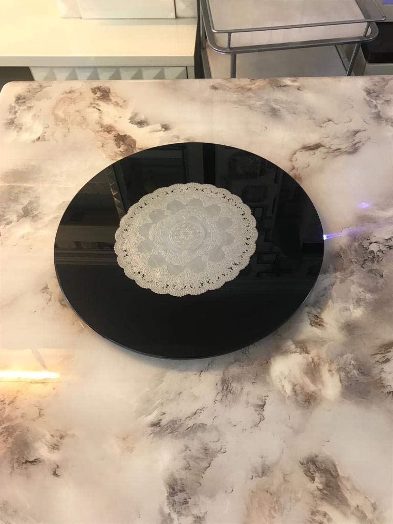 KLM SYSTEMS KLM SYSTEMS REVOLVING Glass Table TOP PLU21  - Image 2