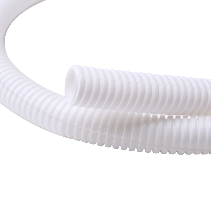 Alex Tech 25ft - 1/4 inch Split Wire Loom Tubing - White - Image 1