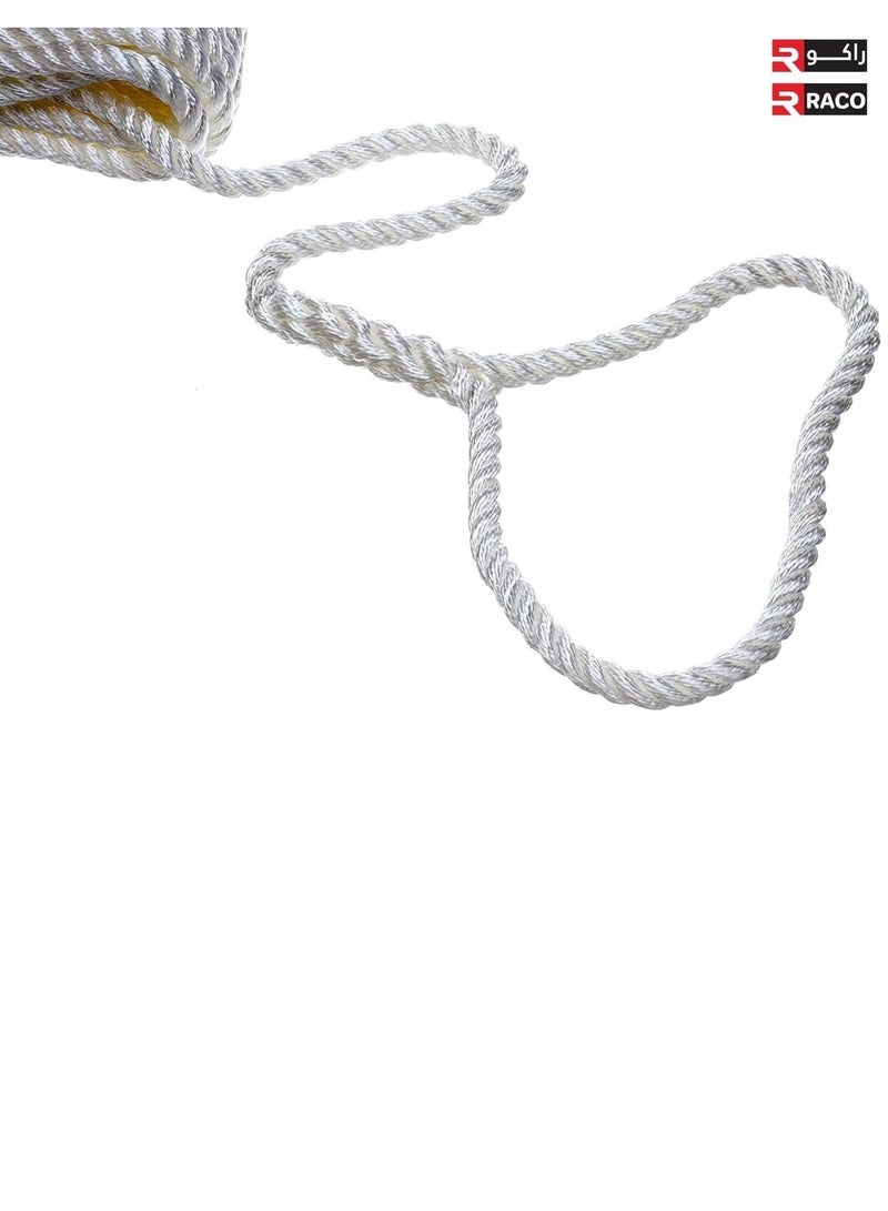 RACO All-Purpose Nylon Rope for Both Indoor and Outdoor Purposes 90-meter length, white color 10mm - Image 4