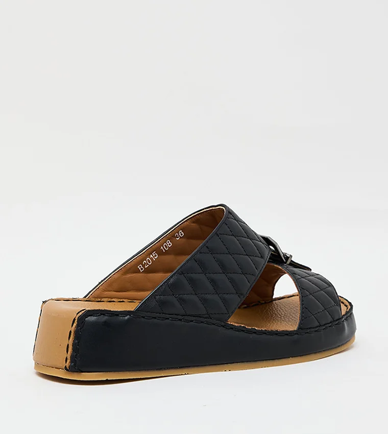 ستيف مادن Black Kids Comfort Sandals